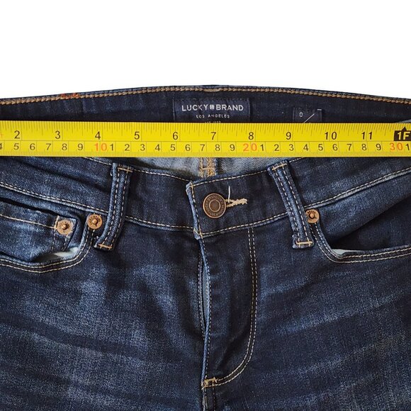 Lucky Brand Mid Rise Straight Sweet Jeans 0/25L - Picture 8 of 13